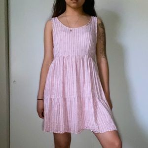 pink babydoll dress